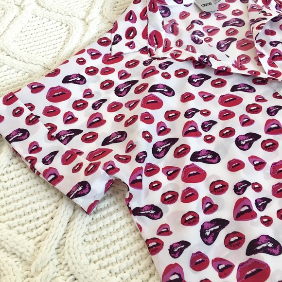 ASOS Lips Top - Picture 2 of 3